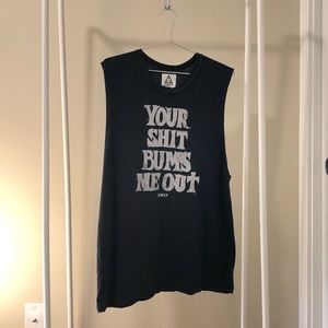 UNIF Your Shit Bums Me Out Muscle Tee